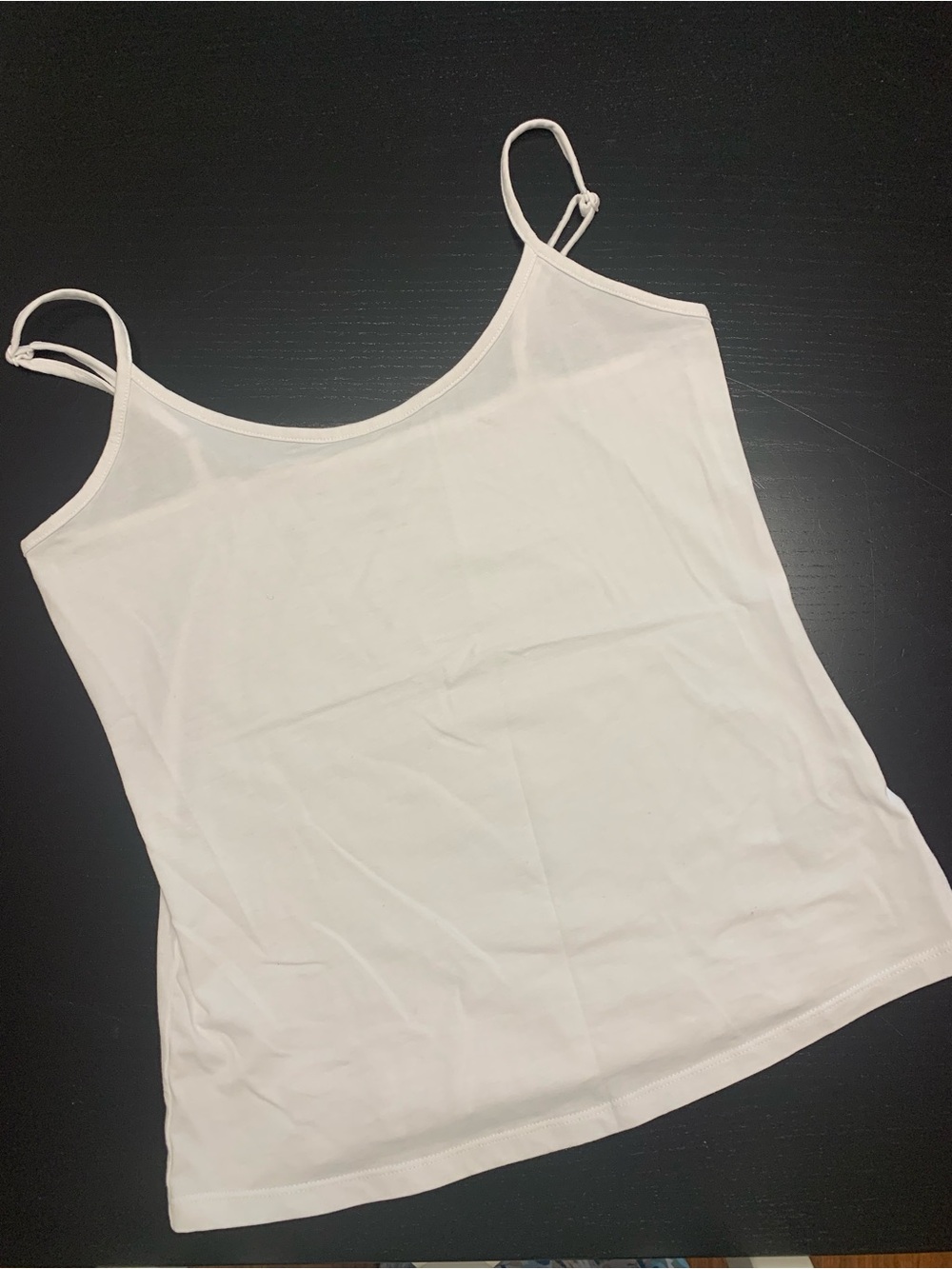 Old Navy Medium White Slim Strap Cami Tank
